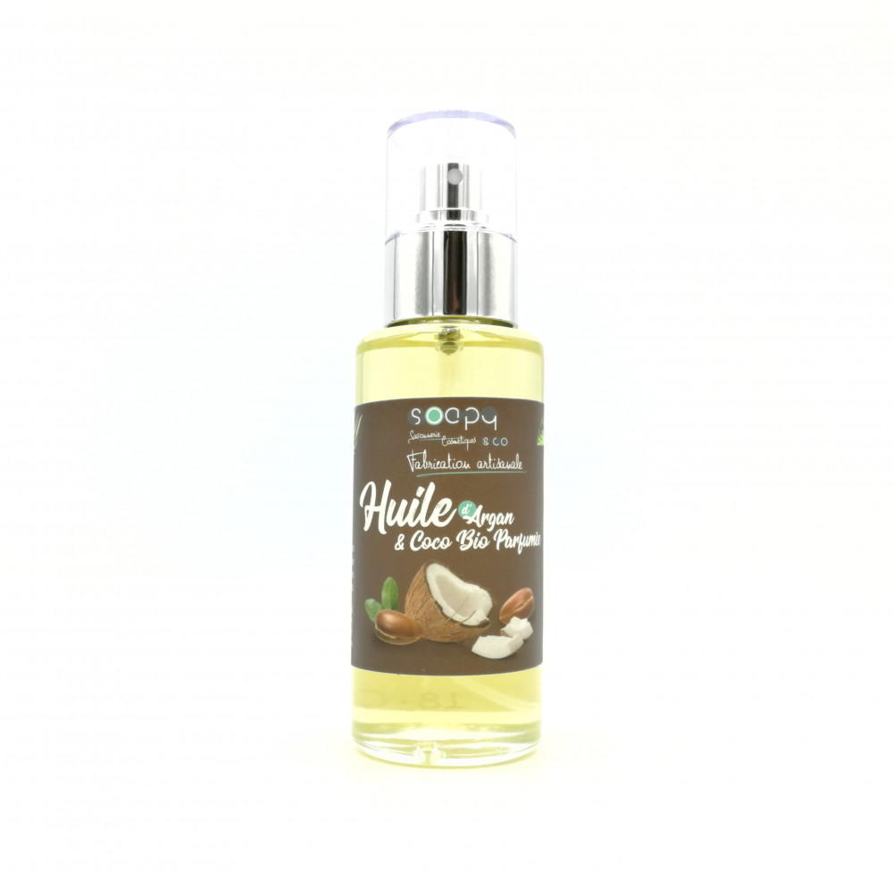 Huile d'Argan Bio et Coco Bio Parfumée