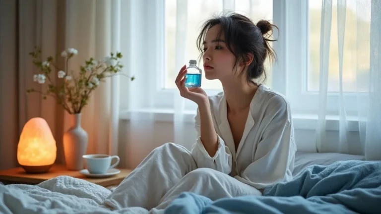 Ma découverte de l'hydrolat de bleuet le matin au réveil après une nuit courte