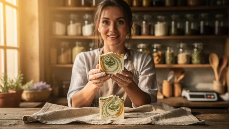 Découverte bluffante de ma première recette de savon saponifié à froid après six semaines de maturation